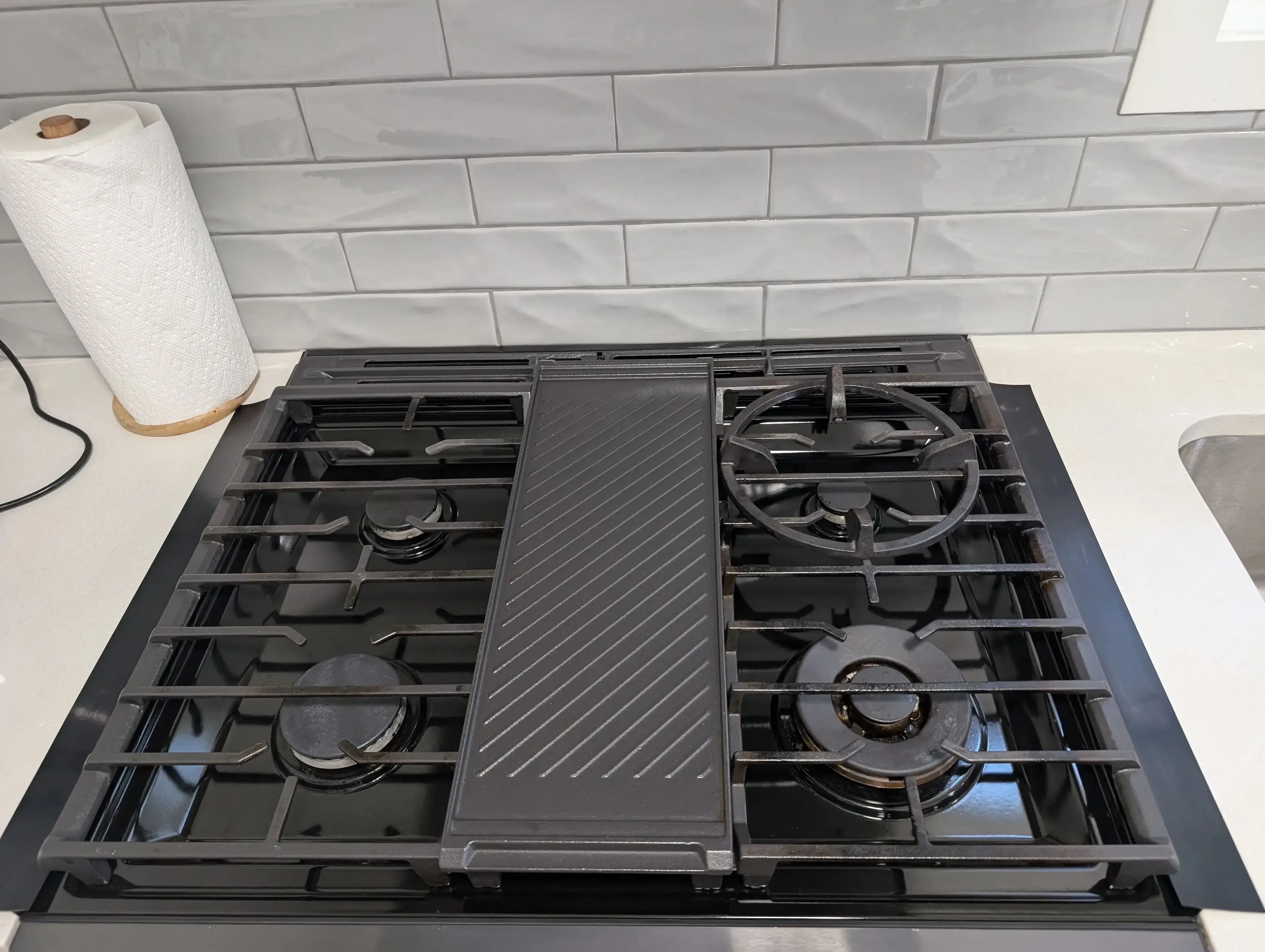 Bright and clean bathroom after professional house cleaning in Calgary