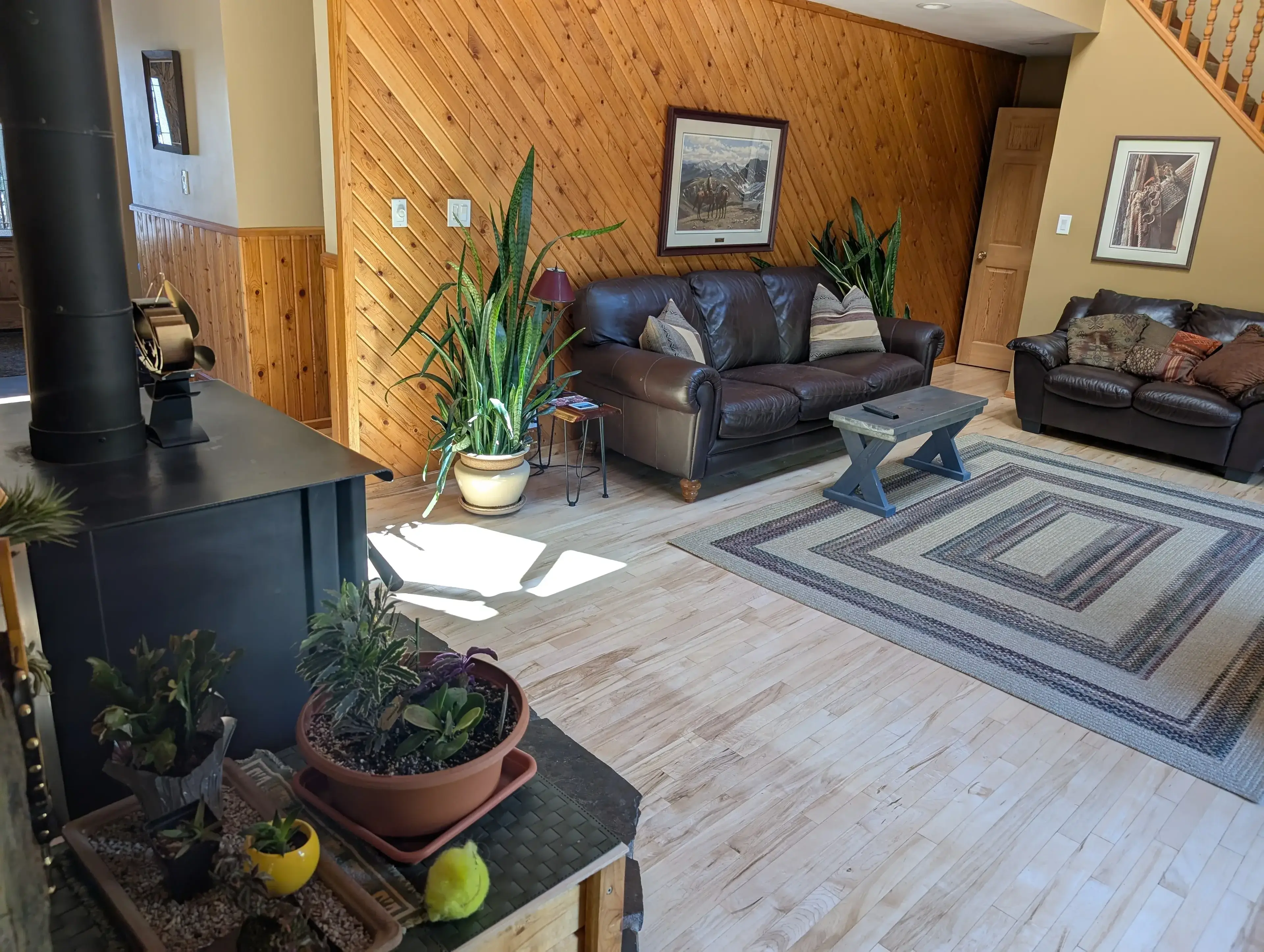Bright and clean bathroom after professional house cleaning in Calgary
