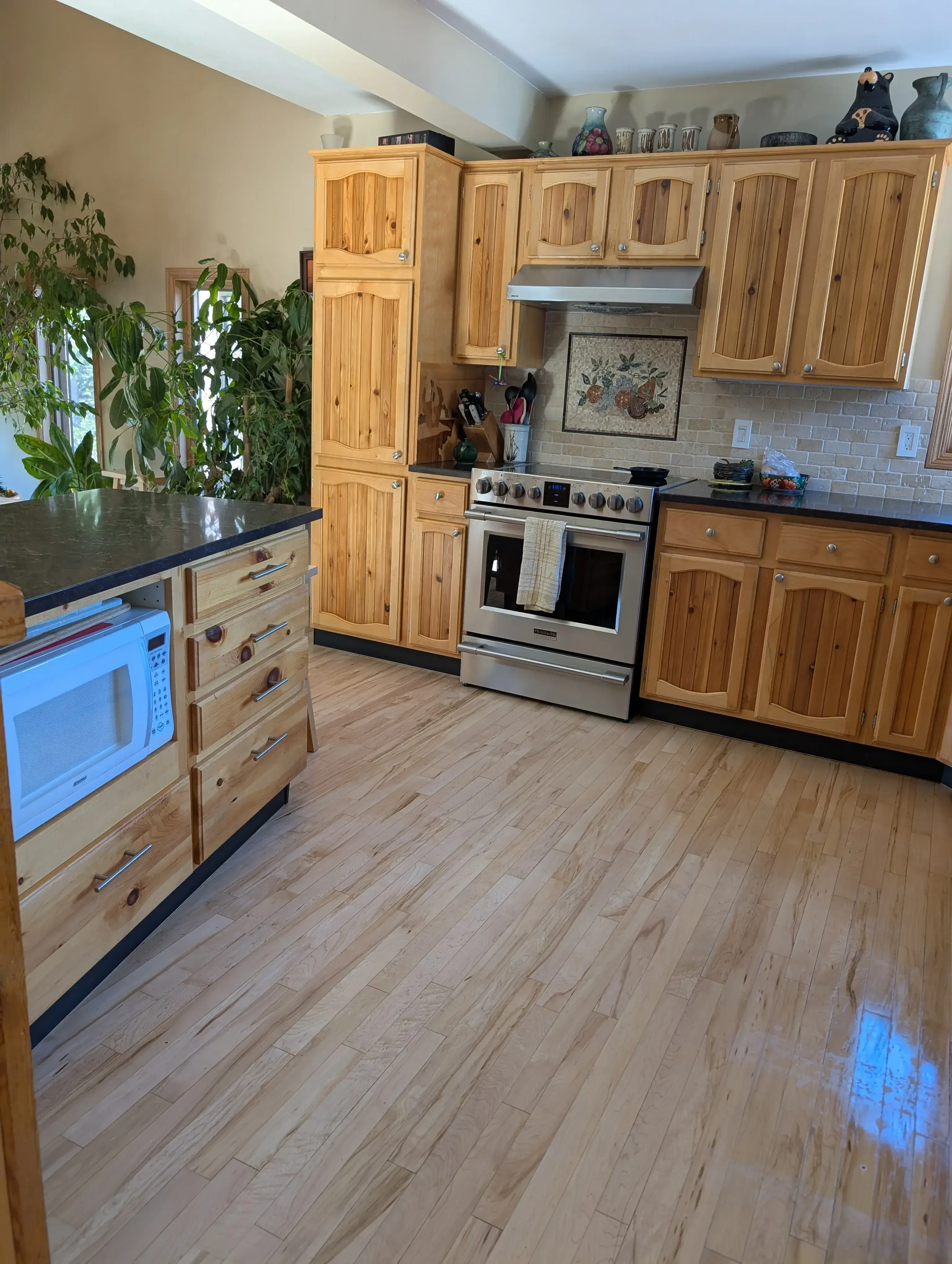 Detailed kitchen cleaning service in a Calgary home